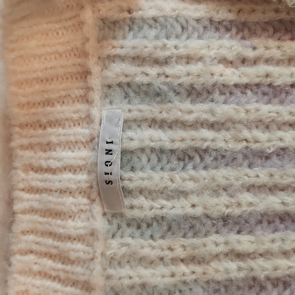 Sioni pastel rainbow wool  cardigan - Picture 4 of 8